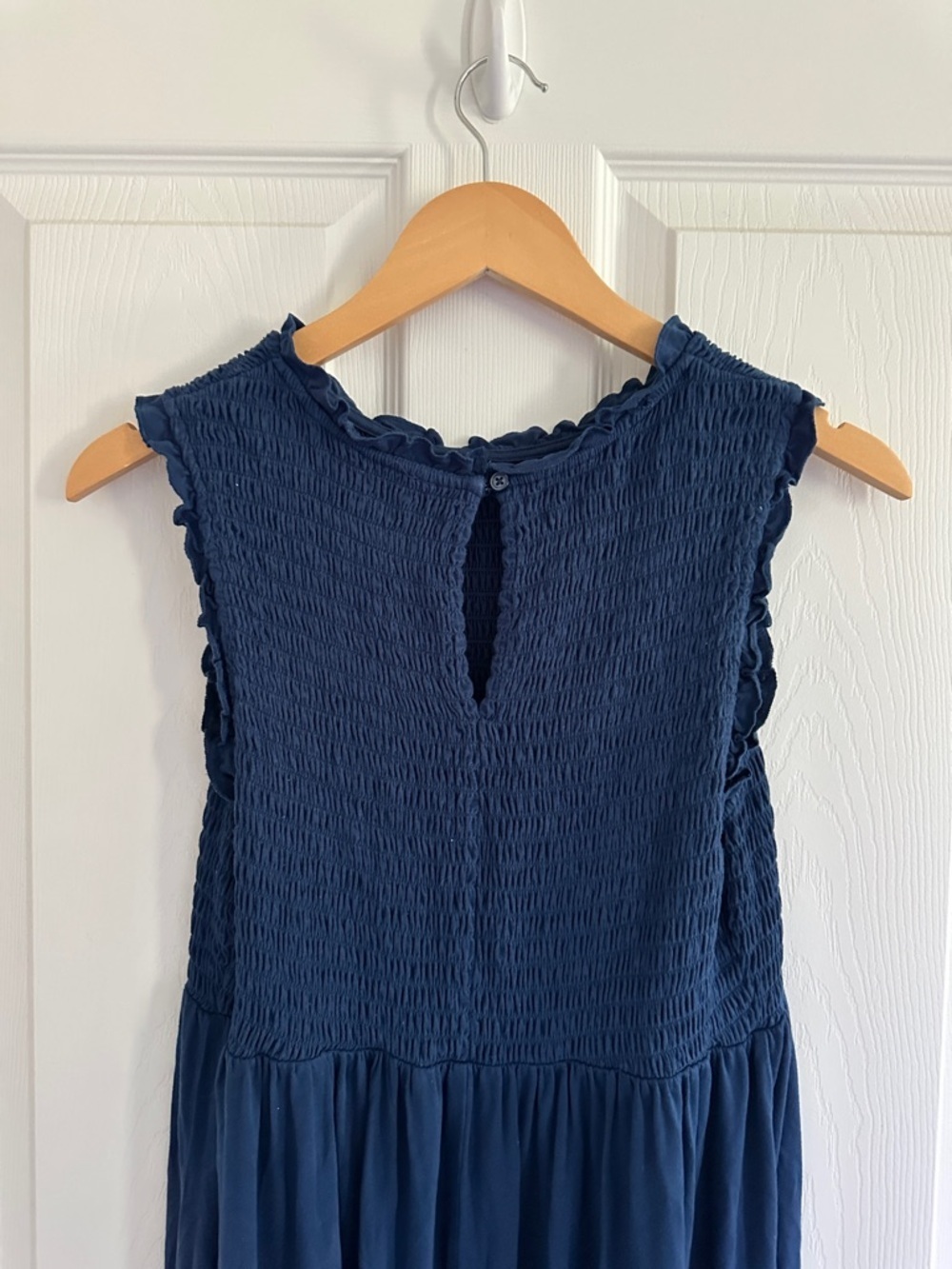 The NINES Hatch Navy Sleeveless Midi Dress - Picture 5 of 8